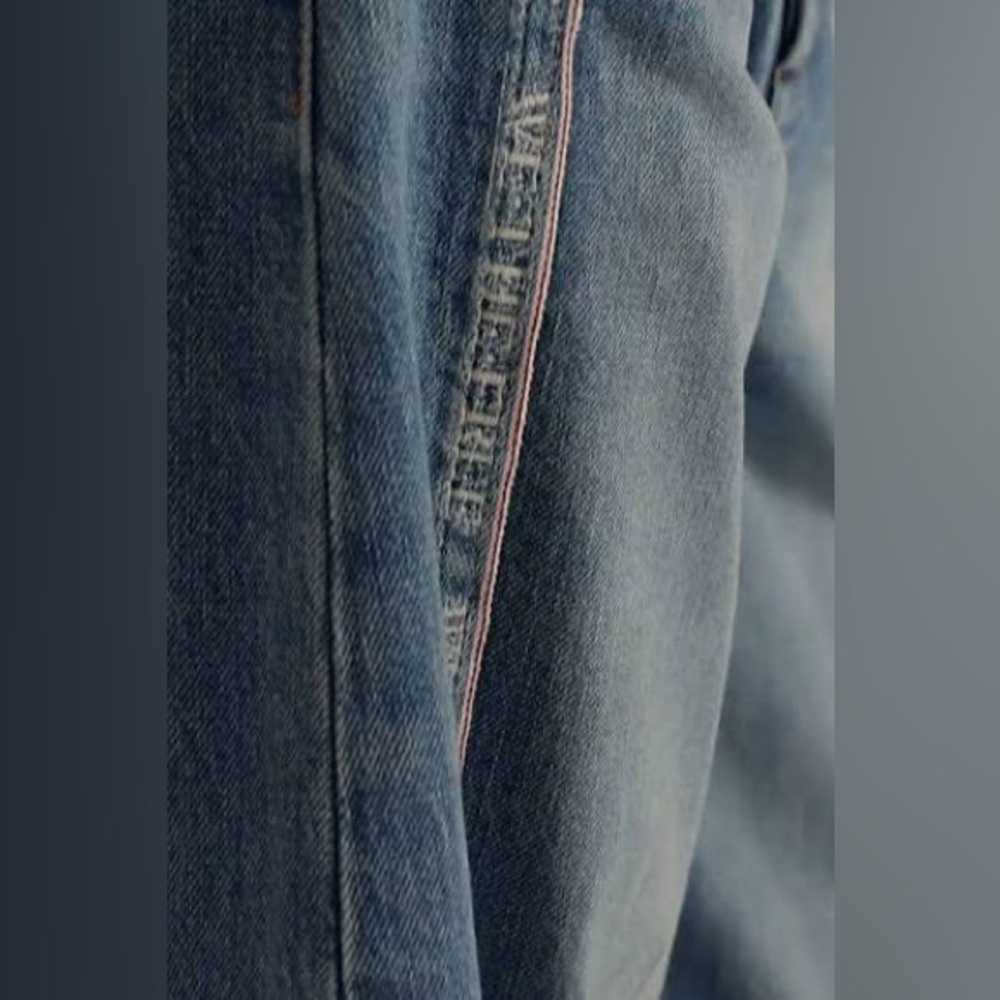 We The Free On The Edge Selvedge Jeans | 100% Cotton | Size 27 - Picture 7 of 9